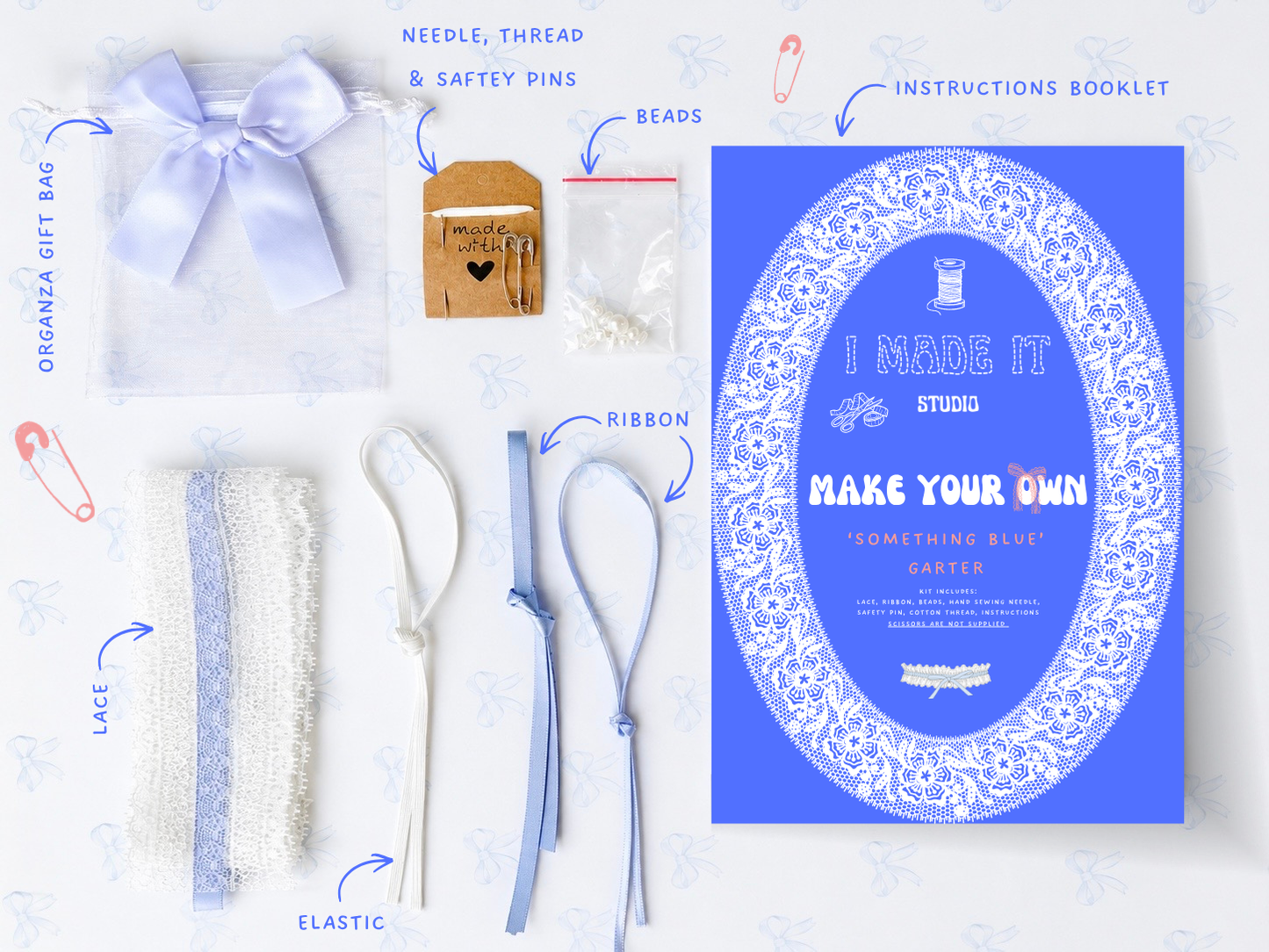 Something Blue Wedding Garter